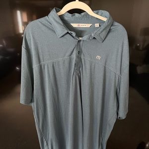 Travis Mathew Blue Golf Polo — Mens XXL 2XL